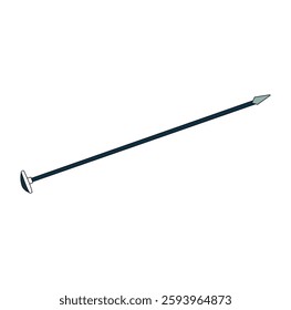 Cartoon Iron Javelin Vectors Illustration