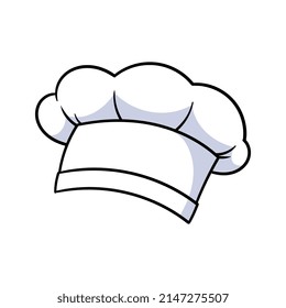 Cartoon Isolated Chef Hat Illustration