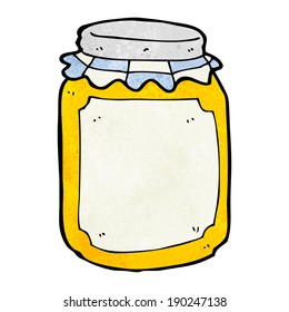 cartoon jar of honey