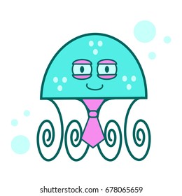 Cartoon Jellyfish
