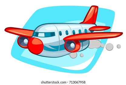 Cartoon Jet Airliner