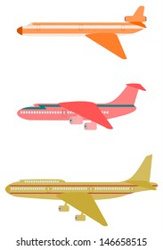 Cartoon jet set.