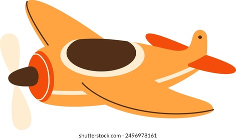 Cartoon Jet Vehicle Vector Illustration