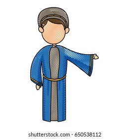 cartoon joseph man father christianity