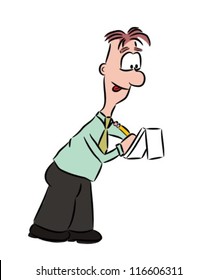 Cartoon journalist