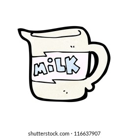 cartoon jug of milk