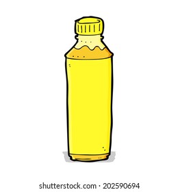 botella de jugo de dibujos animados