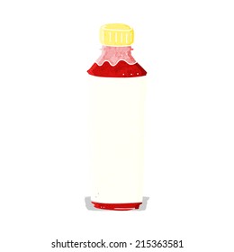 cartoon juice bottle