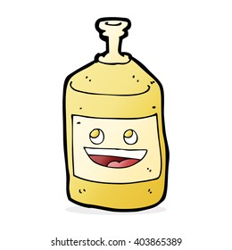 garrafa de suco de desenho animado