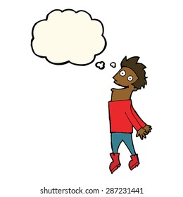 cartoon jumping man