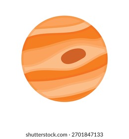 cartoon of Jupiter planet element