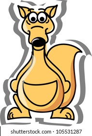 Cartoon kangaroo