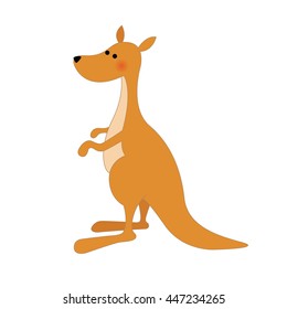 Cartoon kangaroo