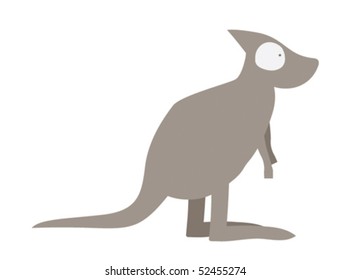 cartoon kangaroo