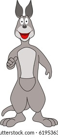 cartoon kangaroo