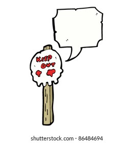 caricatura mantener fuera de signo