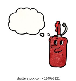 cartoon ketchup bottle