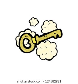 Cartoon Key Stock Vector (Royalty Free) 124582921 | Shutterstock