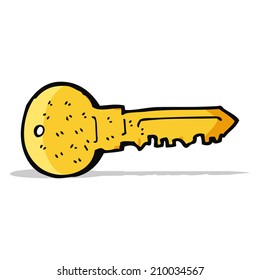 Cartoon Key Stock Vector (Royalty Free) 210034567 | Shutterstock