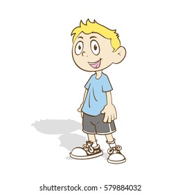 cartoon kid