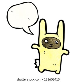 cartoon kid in rabbit costume