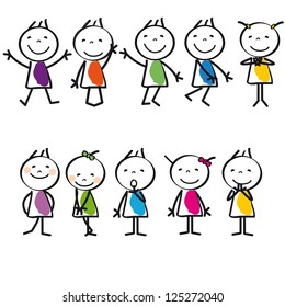 Cartoon kids