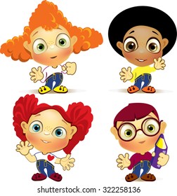 cartoon kids