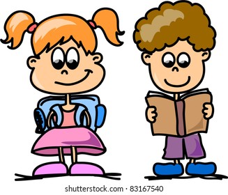 Cartoon kids