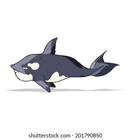 cartoon killer whale