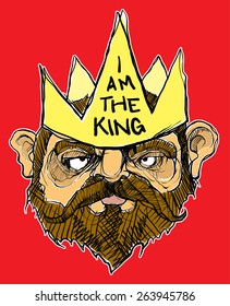 cartoon king