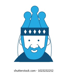 Cartoon king icon