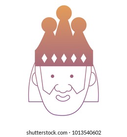 Cartoon king icon image