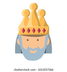 Cartoon king icon image