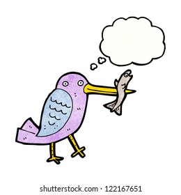 Cartoon-Königsfischer
