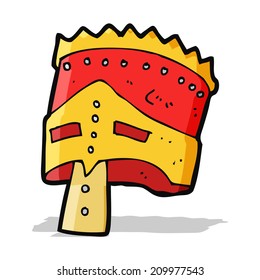 armadura del rey de caricatura