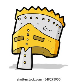 armadura del rey de caricatura