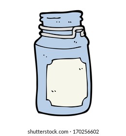 cartoon kitchen jar