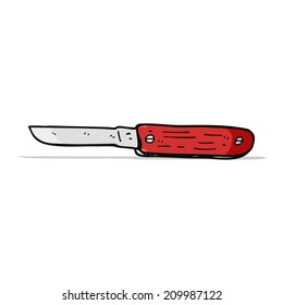 cuchillo de cocina de dibujos animados