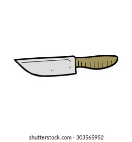 cartoon kitchen knife