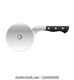 Couleur grise de la coupe de pizza des ustensiles de cuisine