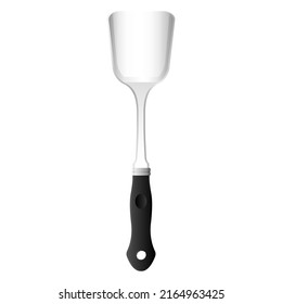 Couleur grise de la spatule inoxydable de la cuisine