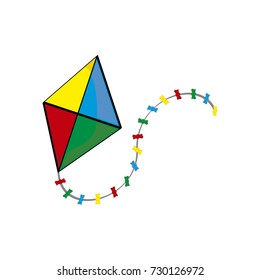 Cartoon of kite