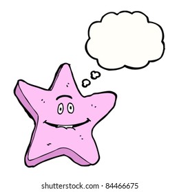 cartoon kitsch star character