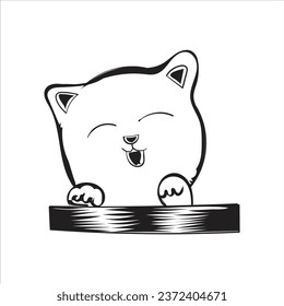  Cartoon Kitten Vector Illustration Design