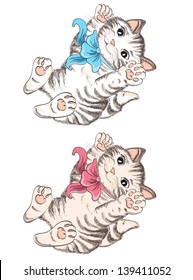 Cartoon kitty