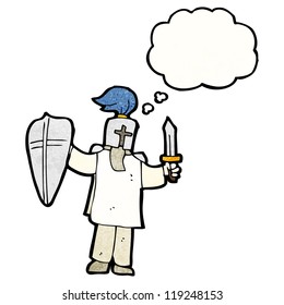 cartoon knight