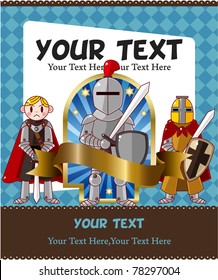 cartoon knight card