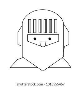cartoon knight icon 