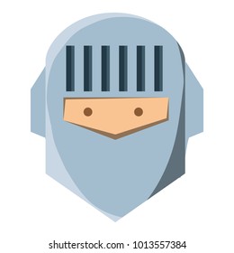 cartoon knight icon 