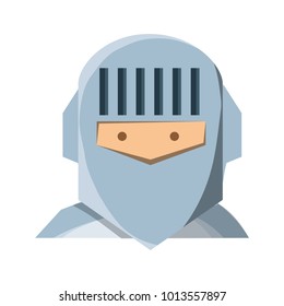 cartoon knight icon 